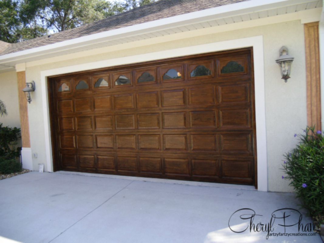 Dark Walnut Faux Finish