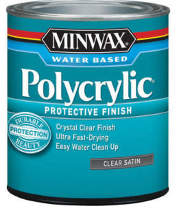 Minwax Polycrylic finish