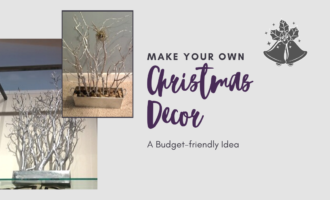 DIY Christmas Decor - a budget-friendly idea by Cheryl Phan
