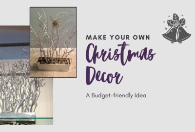 DIY Christmas Decor - a budget-friendly idea by Cheryl Phan