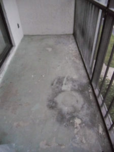 Porch Floor Before