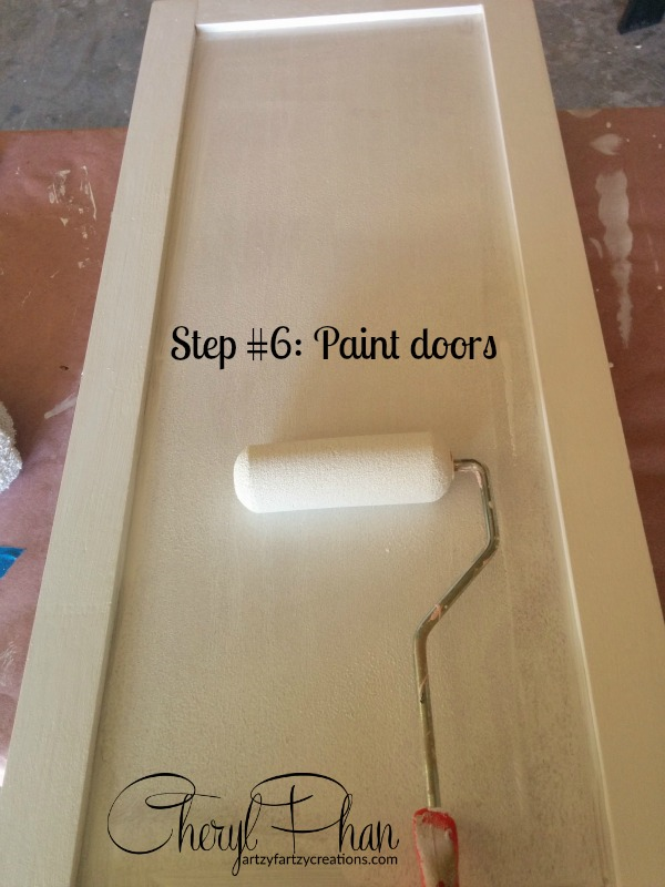 Step 6 paint doors signiture