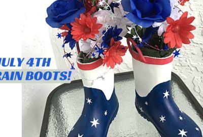 July 4th Rain Boots