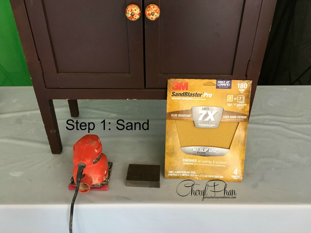 Step 1 sand