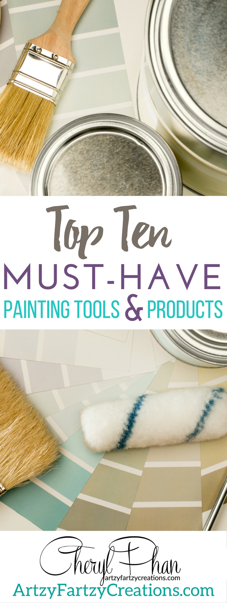 Ten Ten Painting Tools and Products | Furniture Painting Tips and Accent Wall Painting Tips by Cheryl Phan