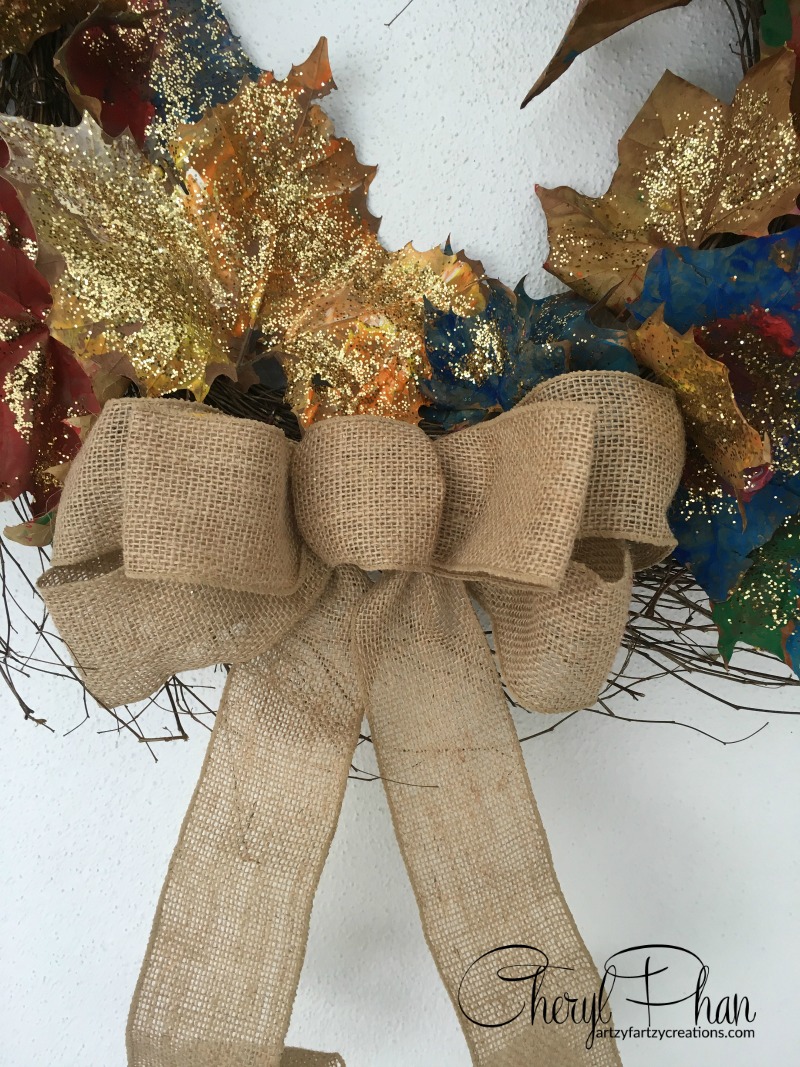 Fall Wreath with bow