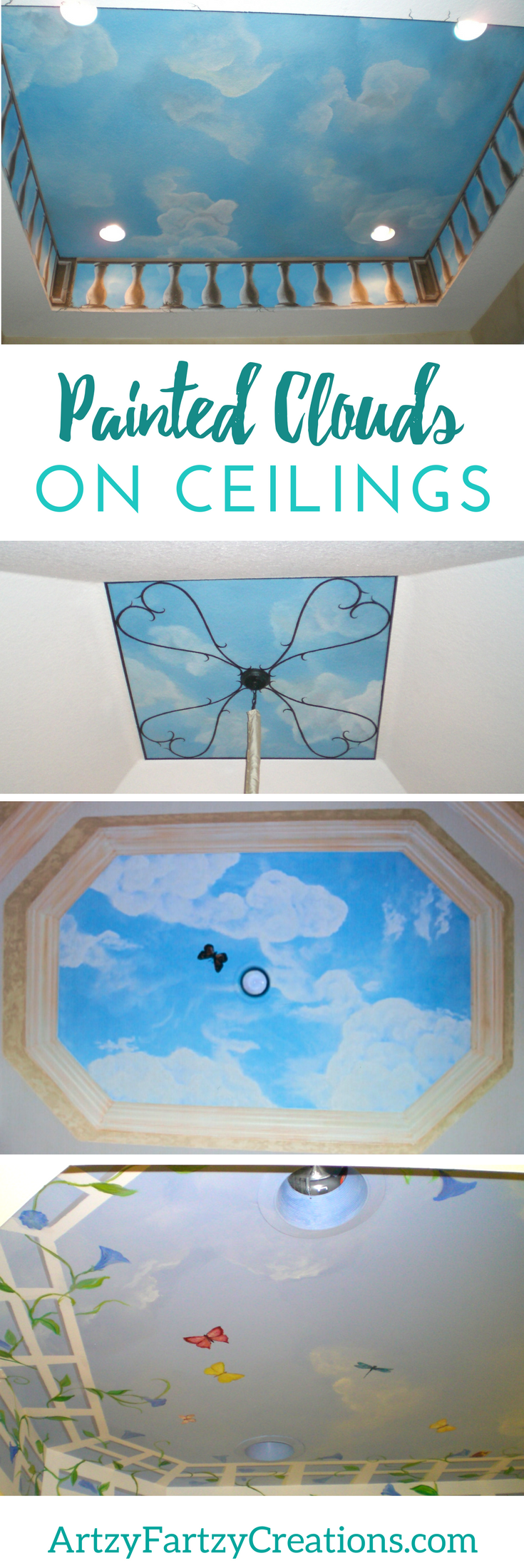 How Add Painted Clouds To Ceilings And Walls Cheryl Phan