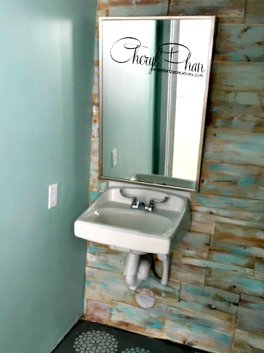 How to Install a Cedar Plank Bathroom Wall - Domestically Speaking