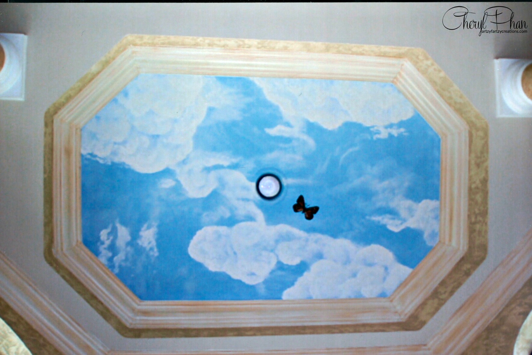 How Add Painted Clouds To Ceilings And Walls Cheryl Phan