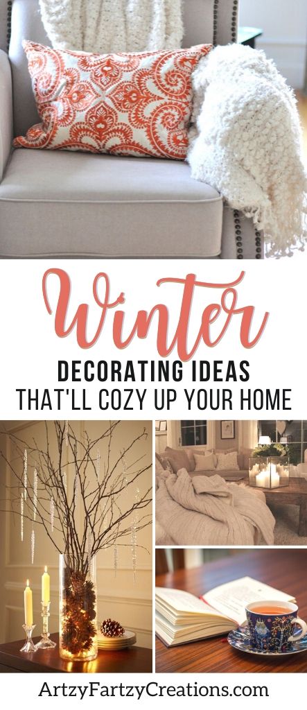 Winter decorating ideas by Cheryl Phan_ArtzyFartzyCreations.com