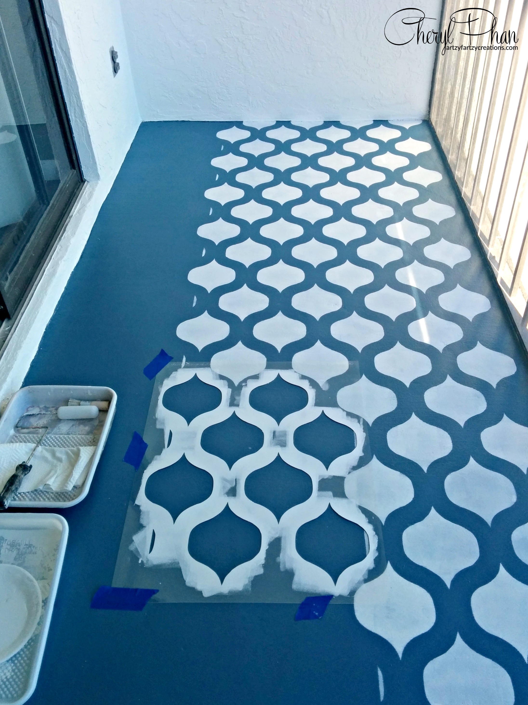 how-to-paint-a-stenciled-floor-on-concrete-cheryl-phan