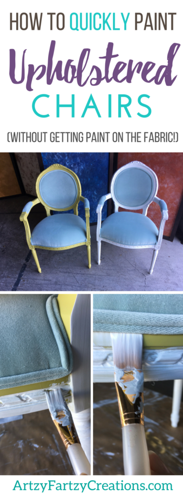 Painted discount upholstered chair