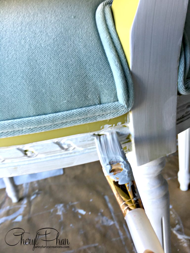 How to Paint Upholstered Chairs | Cheryl Phan