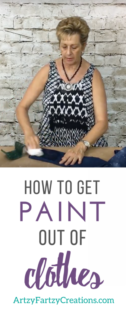 How to get paint out of clothes | Paint Stains | Painting Tips by Cheryl Phan