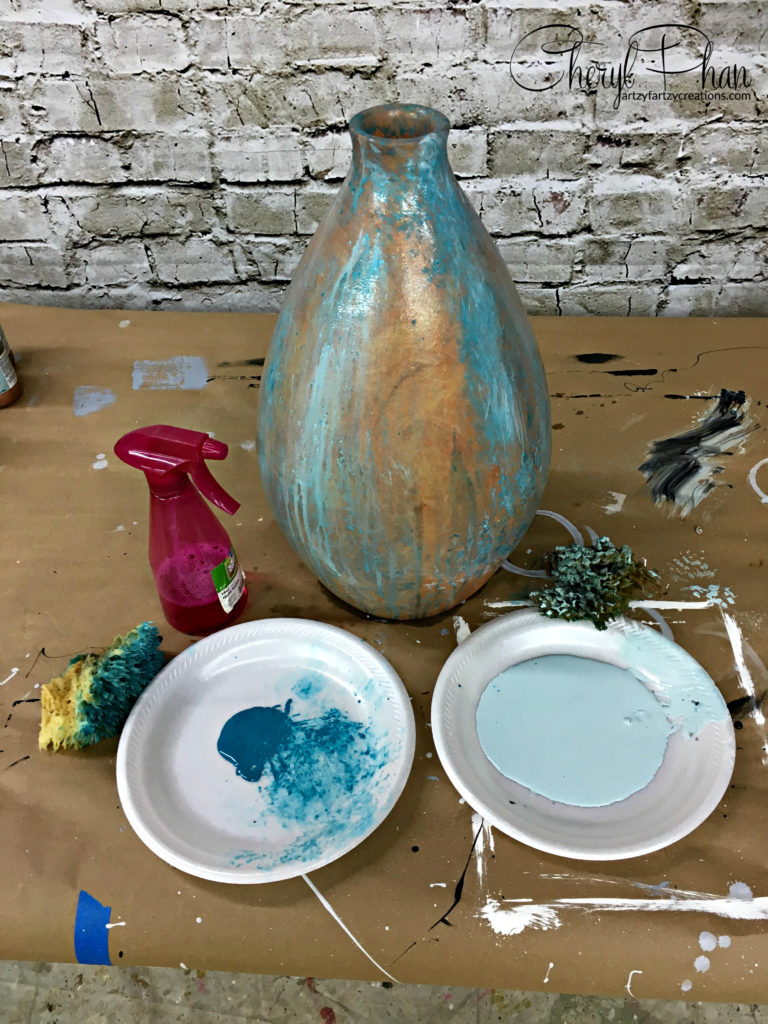 How to Paint a Patina Finish with Chalk Paints