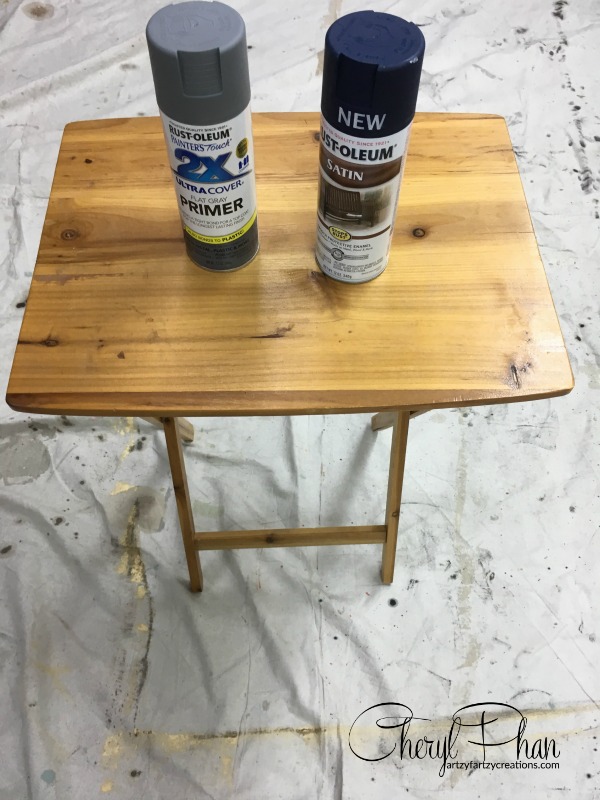 Tv tray store table diy