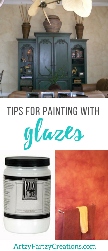 Tips for working with Glaze on furniture and faux finishes by Cheryl Phan | Painting Tips & Glazing Tips