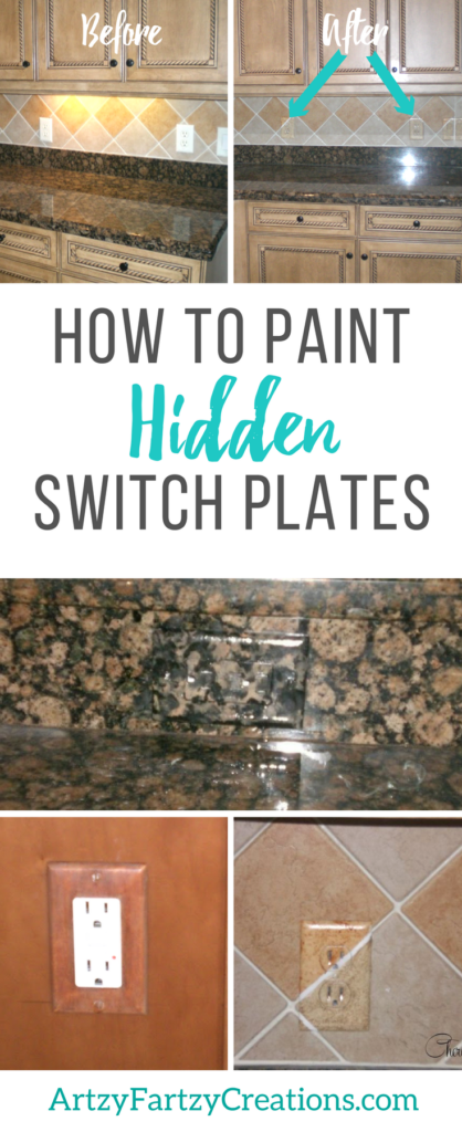 How to Paint Hidden Switch Plates, Outlets and Socket Covers in the Kitchen by Cheryl Phan