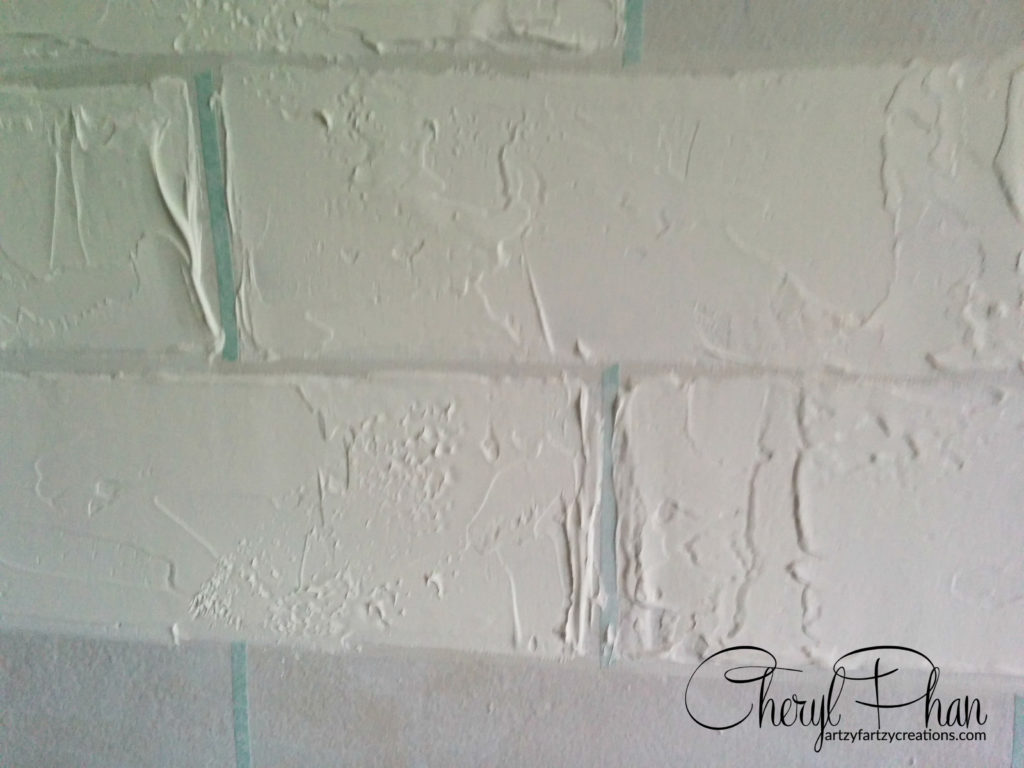 How To Paint Faux Brick Feature Wall Faux Finishing By Cheryl Phan