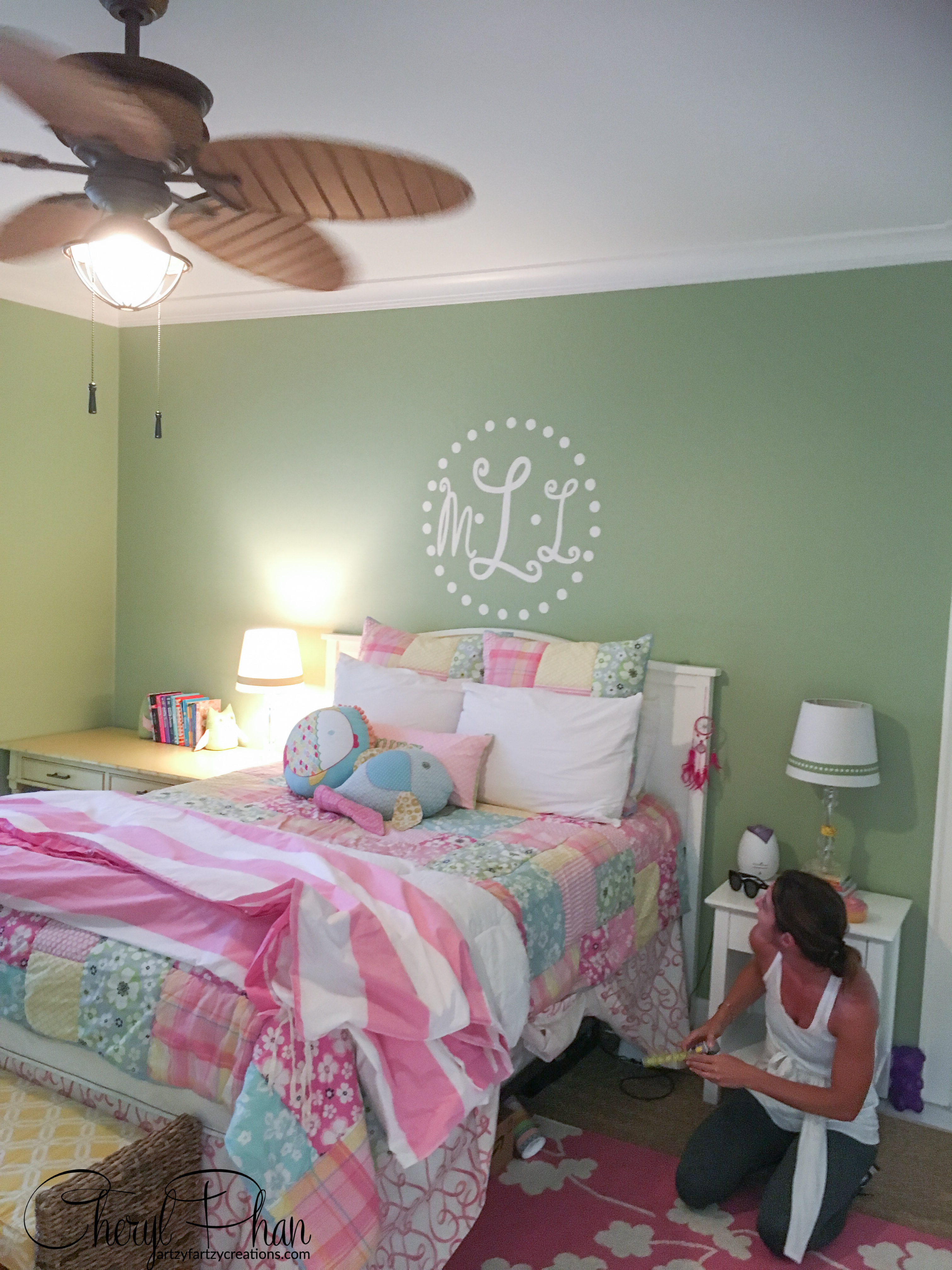 Black and White Striped Ceiling by Cheryl Phan