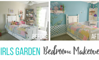 Painted Garden themed Girl's Room