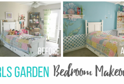 Painted Garden themed Girl's Room