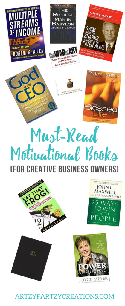 Top Ten Motivational Books for Creative Business Owners _ Business Reading List by Cheryl Phan