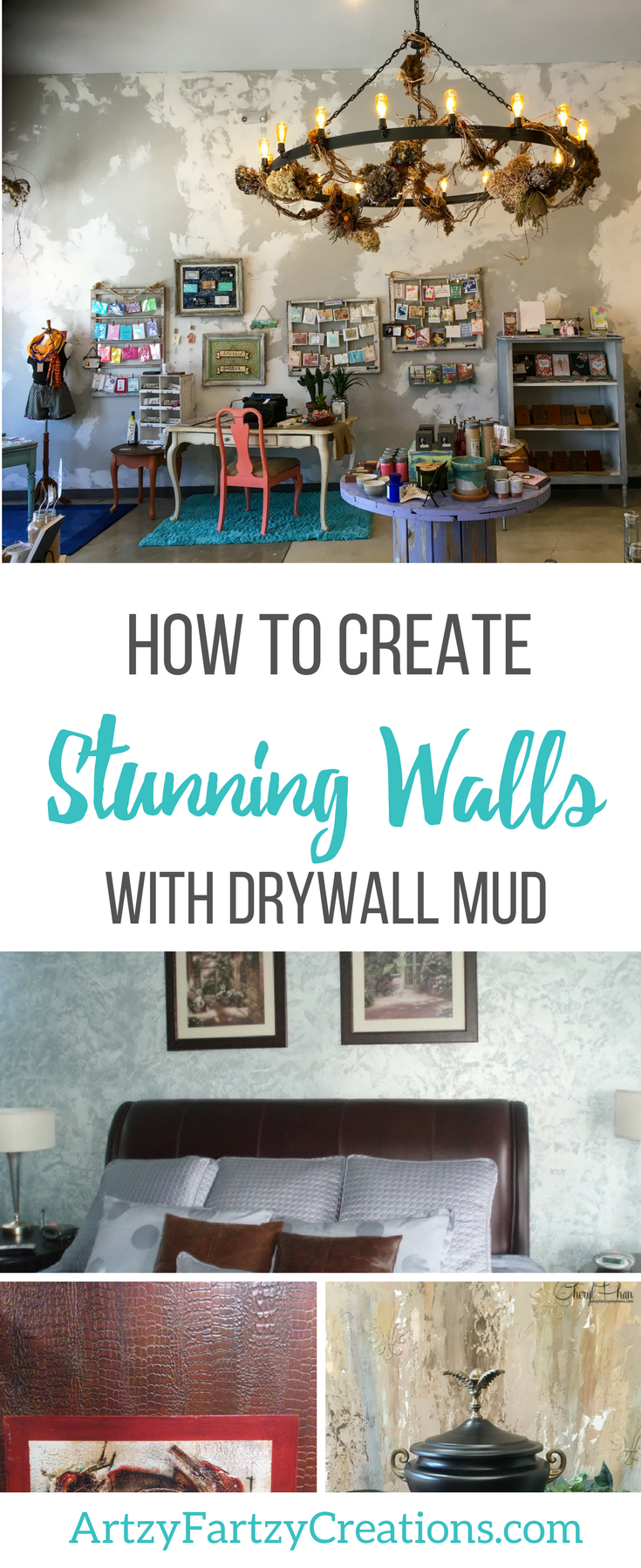 How to Create Stunning Walls with DryWall Mud by Cheryl Phan | Faux Finish Ideas | Accent Walls | DIY Feature Walls | Faux Finishes for Walls