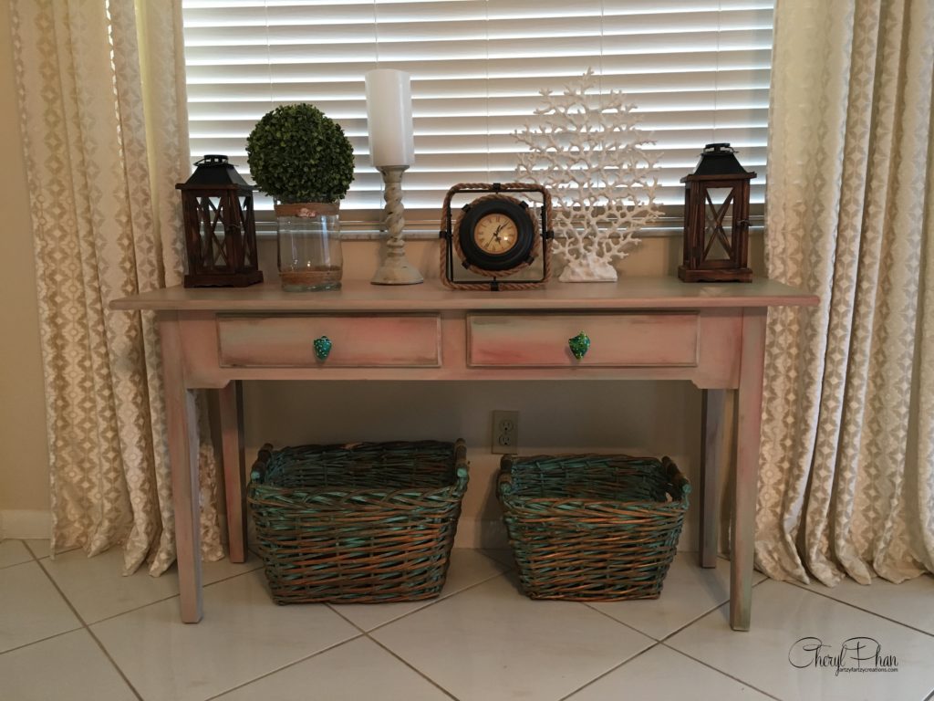 Blending Technique Furniture Rescue by Cheryl Phan @ ArtzyFartzyCreations.com