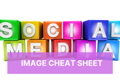 Social media image size cheat sheet by Cheryl Phan