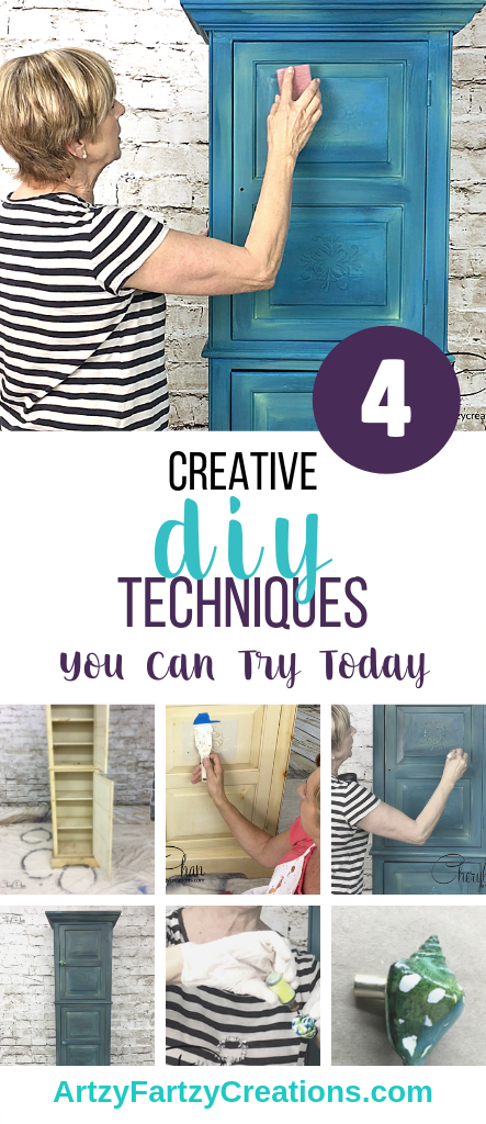 4 creative diy techniques by Cheryl Phan @ArtzyFartzyCreations.com