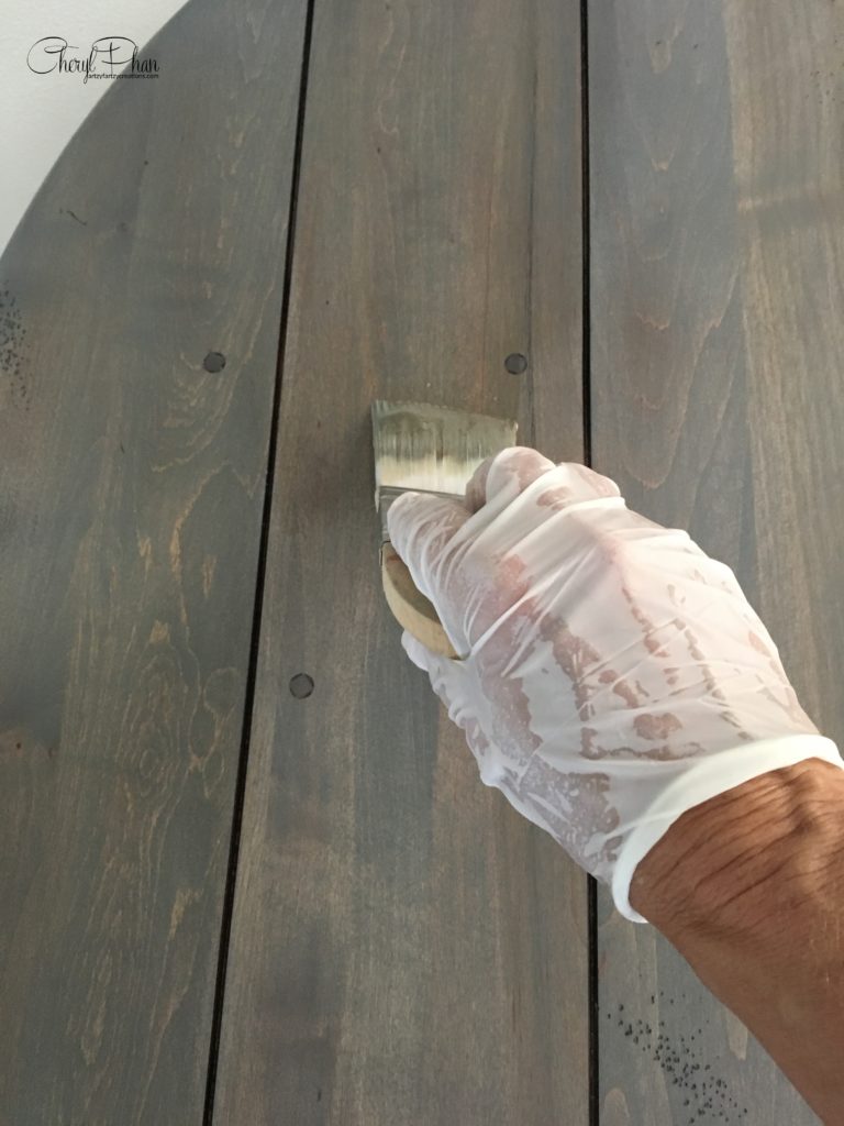 Create a Weathered Wood Finish Table in 3 Easy Steps_Cheryl Phan_ArtzyFartzyCreations.com