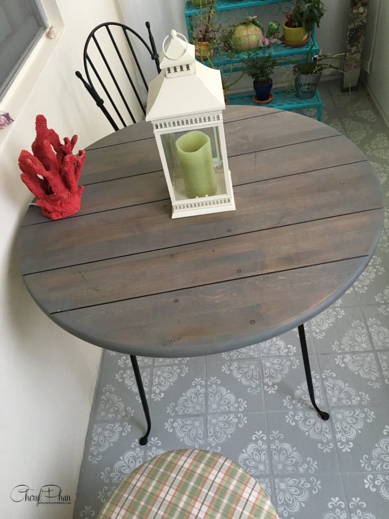 Create a Weathered Wood Finish Table in 3 Easy Steps_Cheryl Phan_ArtzyFartzyCreations.com