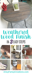 How to Create a Weathered Wood Finish in 3 Easy Steps