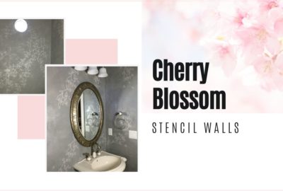 Cherry blossom decorative wall finish_Cheryl Phan