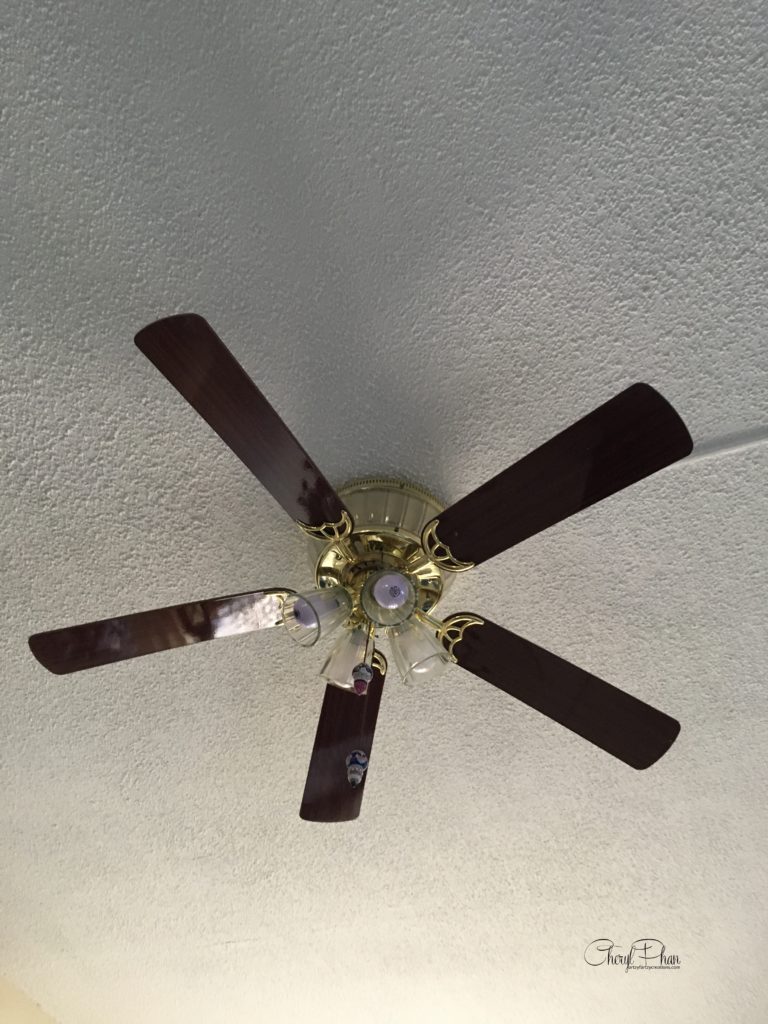 Update Your Ceiling Fan With Style Using Contact Paper