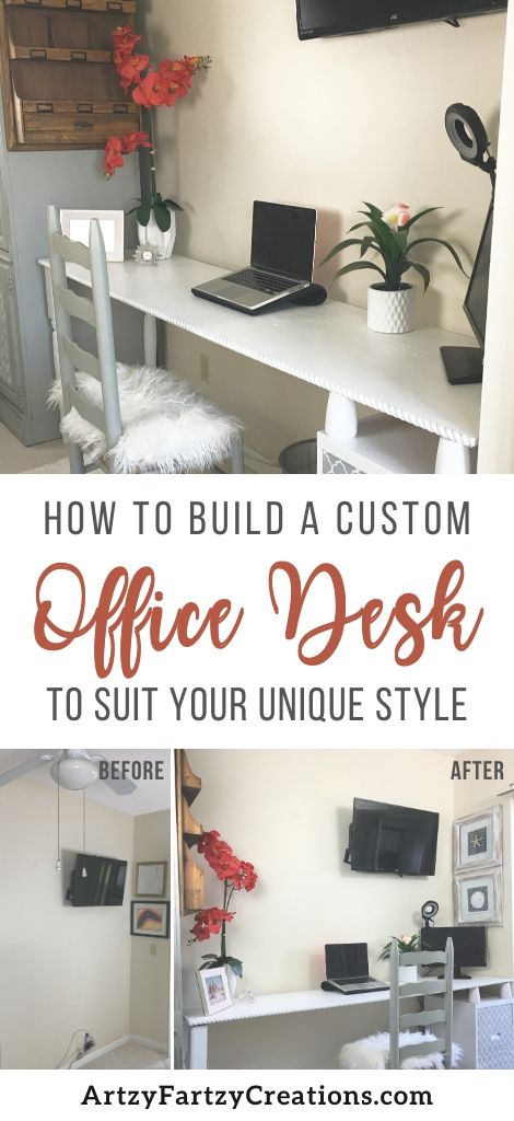 Build a custom office desk to suit your individual style