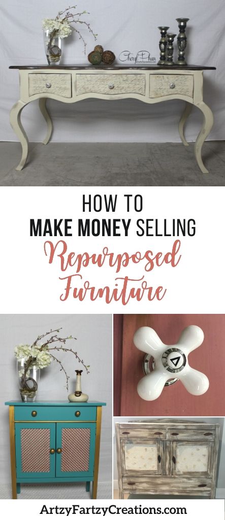How to make a profit selling repurposed furniture - tips from DIY expert Cheryl Phan