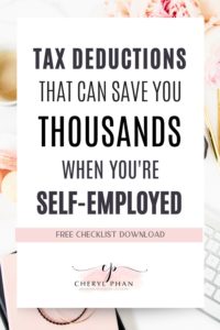 What you can write off on your taxes as a self-employed business owner