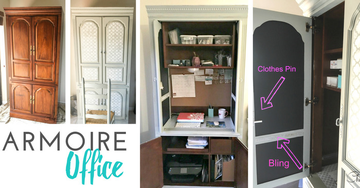 How to make an Armoire Office