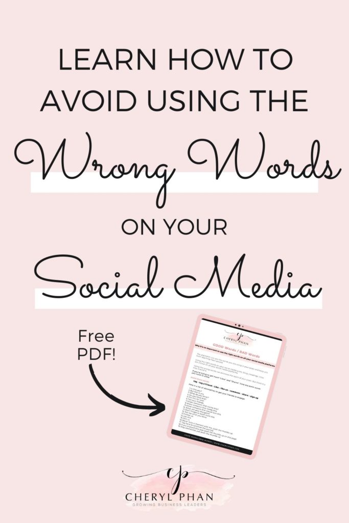 Good Words Bad Words - what not to say on social media