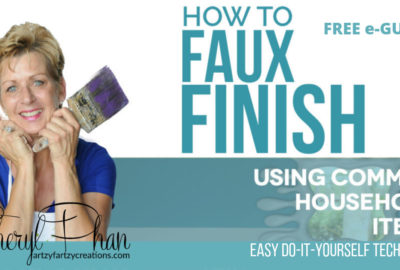 How to faux finish using common household items eBook