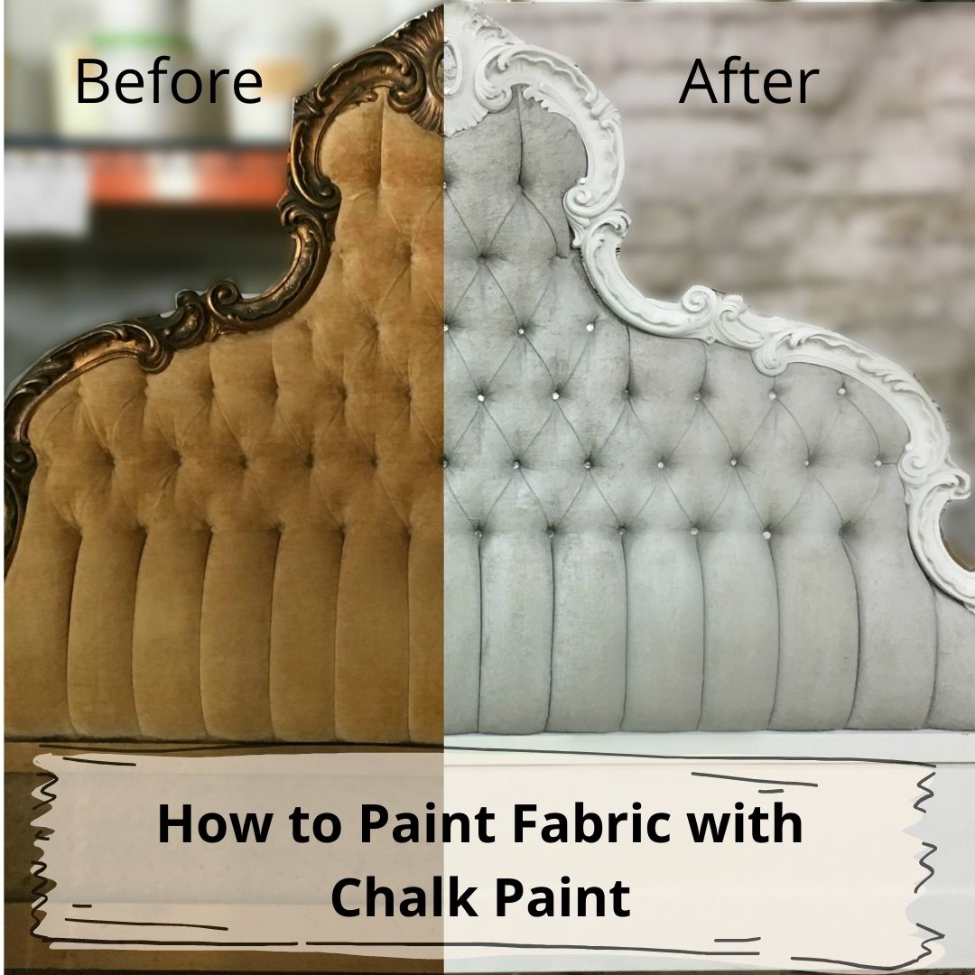 How to Paint Fabric with Chalk Paint The Easy Way - A Well