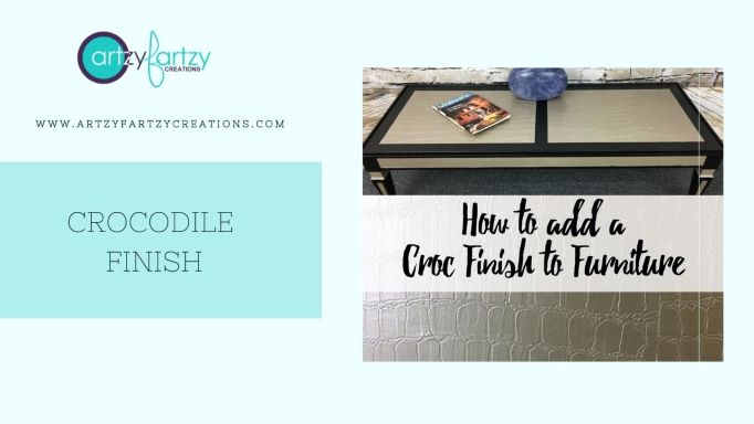 How to Create a Faux Crocodile Table