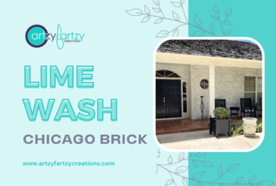 DIY Lime Wash Update for Brick Homes