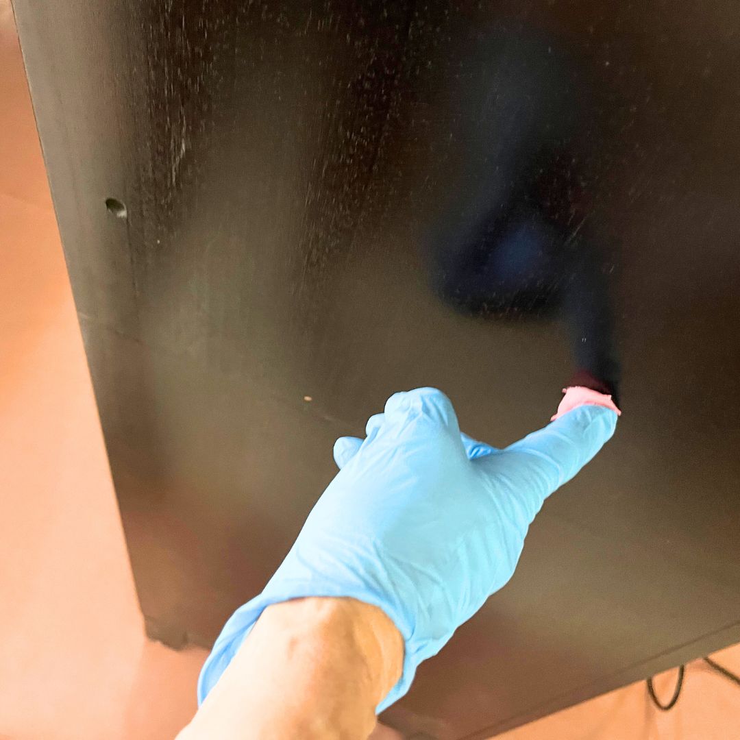 how to repair holes in wood furniture before